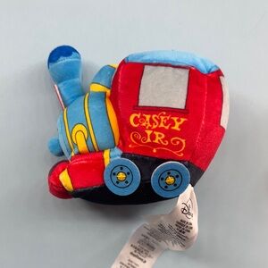 Disney Casey Jr. Plush Wishable- Red, Blue, and Yellow